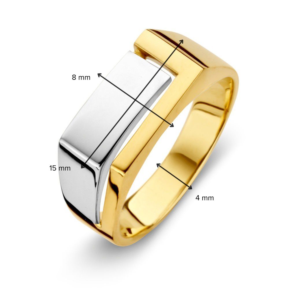 Ring Bicolor Excellent Jewelry